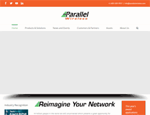 Tablet Screenshot of parallelwireless.com